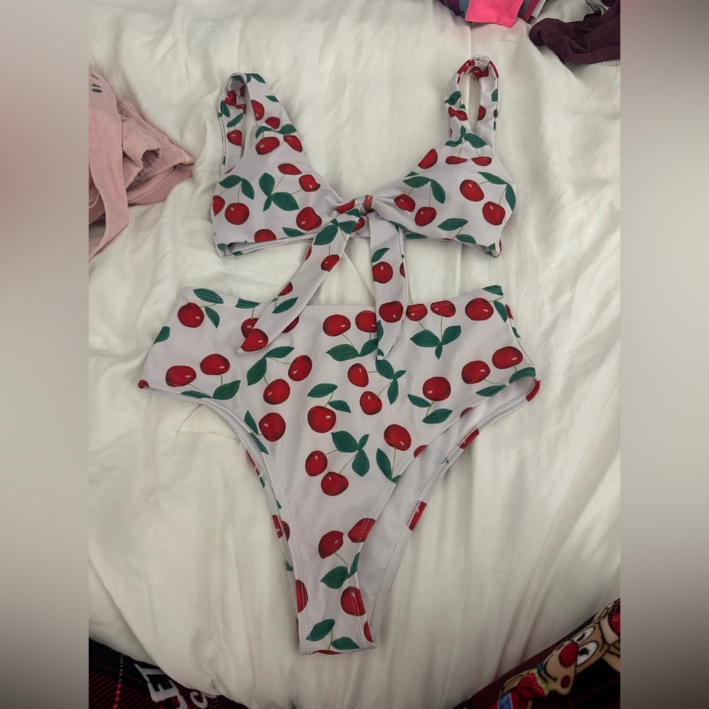 Cherry Print bikini set